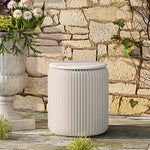 Casaconer | 折りたたみチェア・高さ30cm/40cm・丸型スツール・軽量設計・紙素材構造・コンパクト収納・持ち運び便利・ホワイト/ブラウン