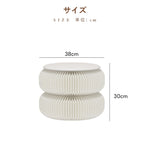 折りたたみ チェア おしゃれ 折りたたみチェア コンパクト おりたたみ 高さ30cm/40cm 丸型スツール 軽量設計 紙素材構造 コンパクト収納 持ち運び便利 ホワイト/ブラウン スツール 在宅ワーク 家具 整理 紙製 シンプル