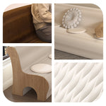 折りたたみ チェア おしゃれ 折りたたみチェア コンパクト おりたたみ 軽量設計 紙素材構造 コンパクト収納 持ち運び便利 ホワイト/ブラウン スツール 在宅ワーク 家具 整理 紙製 シンプル