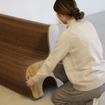 折りたたみ チェア おしゃれ 折りたたみチェア コンパクト おりたたみ 軽量設計 紙素材構造 コンパクト収納 持ち運び便利 ホワイト/ブラウン スツール 在宅ワーク 家具 整理 紙製 シンプル