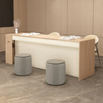 ダイニングテーブル テーブル ラウンドテーブル 北欧 組立簡単 折りたたみ収納可 軽量デザイン 紙素材脚部 モダンインテリアに最適 ホワイト/ブラウン 白 一人暮らし 韓国 インテリア おしゃれ