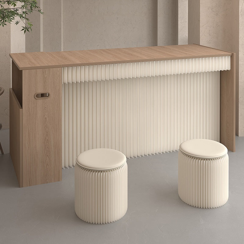 ダイニングテーブル テーブル ラウンドテーブル 北欧 組立簡単 折りたたみ収納可 軽量デザイン 紙素材脚部 モダンインテリアに最適 ホワイト/ブラウン 白 一人暮らし 韓国 インテリア おしゃれ