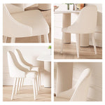 チェア,2脚セット,PUレザー,椅子,ダイニングチェア,クリーム風,おすすめ,ディテール