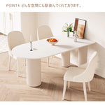 チェア,2脚セット,PUレザー,椅子,ダイニングチェア,クリーム風,おすすめ,ライトリュクス