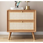 Casaconer | ほぼ完成品・脚の取り付けが必要・ナイトテーブル・サイドテーブル・ベッドサイドチェスト・ベッドサイド・木製・収納・おしゃれ・コンセント・引き出し・シンプル・モダン・ナチュラル・寝室収納・読書・コンパクト・ダークブラウン・ナチュラル