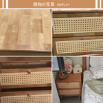 Casaconer | ほぼ完成品・脚の取り付けが必要・ナイトテーブル・サイドテーブル・ベッドサイドチェスト・ベッドサイド・木製・収納・おしゃれ・コンセント・引き出し・シンプル・モダン・ナチュラル・寝室収納・読書・コンパクト・ダークブラウン・ナチュラル