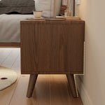 Casaconer | ナイトテーブル・木製ナイトテーブル・天然木・北欧・おしゃれ・収納・小物収納・寝室・幅45