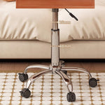 Casaconer | 昇降式テーブル・傾斜天板付き・サイドテーブル・収納付き・キャスター付き・竹製・無段階高さ調節・高さ68~90cm・多機能デスク・ワークテーブル・ミニテーブル・角度調節・幅66cm・おしゃれ・コンパクト・在宅ワーク