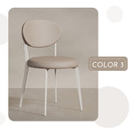 Casaconer | ダイニングチェア・2脚/4脚セット・レザー・チェア・ダイニングチェアー・ダイニング・チェアー・椅子・いす・イス・食卓椅子・レザー・スチール・リビングチェア・おしゃれ・椅子・チェア・北欧・ヴィンテージ・合皮・シンプル・リビング