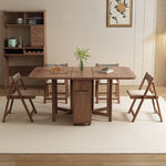 ダイニングテーブル 折りたたみ 4人 6人 折りたたみ 木製 天然木 奥行き80 折り畳み テーブルのみ ダイニング 幅150シンプル 4人掛け用 6人掛け用 おしゃれ 北欧 アンティーク風 カフェ風テーブル単品 コンパクト