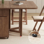 ダイニングテーブル 折りたたみ 4人 6人 折りたたみ 木製 天然木 奥行き80 折り畳み テーブルのみ ダイニング 幅150シンプル 4人掛け用 6人掛け用 おしゃれ 北欧 アンティーク風 カフェ風テーブル単品 コンパクト