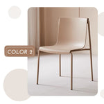 Casaconer | ダイニングチェア・2脚/4脚セット・レザー・チェア・ダイニングチェアー・ダイニング・チェアー・椅子・いす・イス・食卓椅子・レザー・スチール・リビングチェア・おしゃれ・椅子・チェア・北欧・ヴィンテージ・合皮・シンプル・リビング