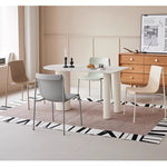 Casaconer | ダイニングチェア・2脚/4脚セット・レザー・チェア・ダイニングチェアー・ダイニング・チェアー・椅子・いす・イス・食卓椅子・レザー・スチール・リビングチェア・おしゃれ・椅子・チェア・北欧・ヴィンテージ・合皮・シンプル・リビング