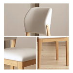 Casaconer | ダイニングチェア・天然木・レザー・木製・北欧・おしゃれ・ナチュラル・韓国風・ダイニング・ダイニングチェアー・4脚セット・2脚セット