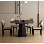 丸テーブル,ダイニングテーブル,2人掛け,4人掛け,食卓,食事テーブル,ブラック,セラミック,モダン,日々の暮らしを引き立てる