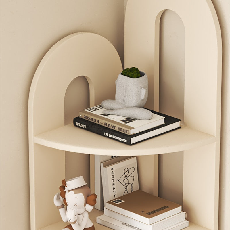 コーナーラック スチール製 フロア収納ラック 多段収納 コーナー対応 省スペース 立て置き 置物棚 書棚 リビング 玄関 ブラック ホワイト