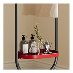 コートハンガー スチール製 フロアハンガー ポールハンガー バイカラーデザイン フレンチレトロ 高さ191cm 衣類掛け 玄関 リビング 寝室 デザイン おしゃれ