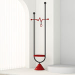 コートハンガー スチール製 フロアハンガー ポールハンガー バイカラーデザイン フレンチレトロ 高さ191cm 衣類掛け 玄関 リビング 寝室 デザイン おしゃれ