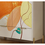 Casaconer | ほぼ完成品・脚の取り付けが必要・電話台・新聞・小物・収納・チェスト・引き出し・いっぱい・150・fax台・引出し・スチール・和室・オフィス・リビング・シェルフ・チェスト・リビング収納・きりたんす・レッド・ベージュ・おしゃれ・和風・ほぼ完成品・北欧