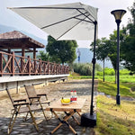 Casaconer | ガーデンパラソル・手動開閉タイプ・丸・幅300cm・日よけ・雨よけ対応・アウトドア