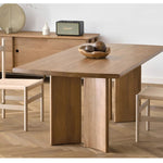 Casaconer | ダイニングテーブル単品・木製・天然木・おしゃれ・ダイニング・リビングテーブル・4人掛け・6人掛け・幅140