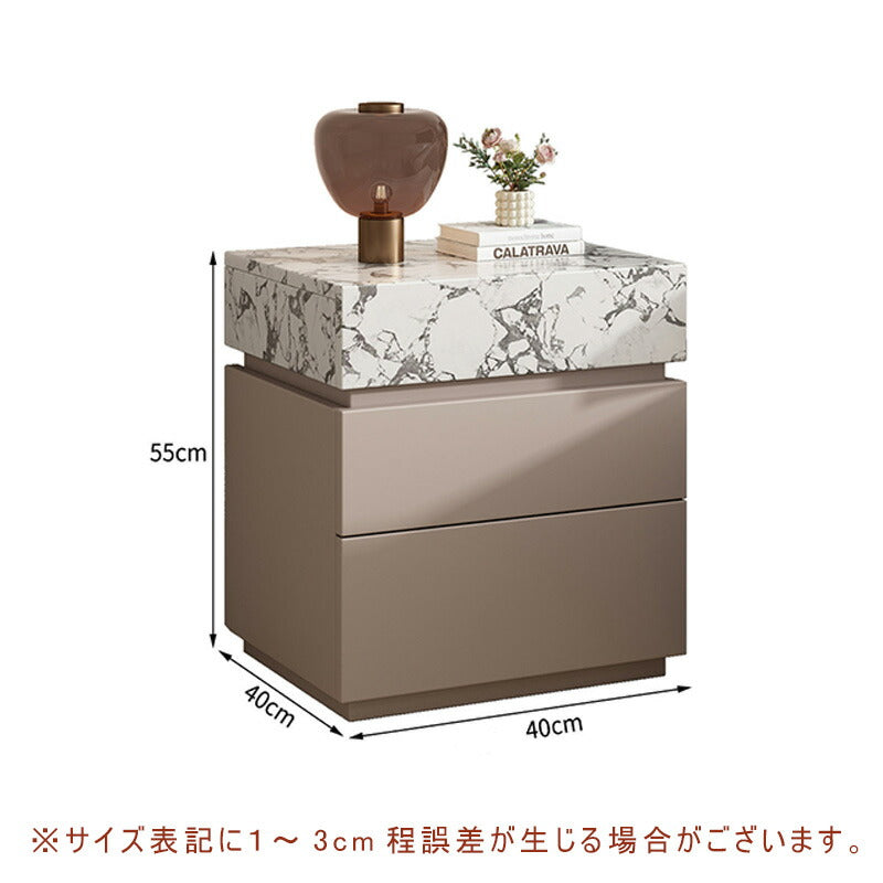 【完成品】ナイトテーブル サイドテーブル 引出 完成品 幅25cm ラグジュアリー 高級感 お手入れ簡単 インテリア 家具 おしゃれ 北欧 モダン 一人暮らし リビング かわいい 韓国風 ウォルナットカラー 黒 ブラック