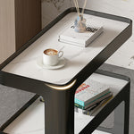 Casaconer | センターテーブル・幅60cm・幅80cm・おしゃれ・北欧・リビング・収納・棚付き・収納棚・飾り棚・韓国インテリア・おしゃれ