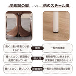 Casaconer | セラミックダイニングテーブル・折りたたみ・丸テーブル・2人・4人・6人・折り畳み・テーブルのみ・ダイニング・幅120・丸・円型・シンプル・4人掛け用・6人掛け用・木製・おしゃれ・食卓・北欧・大理石柄・丸型・テーブル単品・グレー