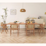 Casaconer | ダイニングテーブル単品・木製・天然木・おしゃれ・ダイニング・リビングテーブル・4人掛け・6人掛け・幅120
