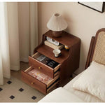 Casaconer | ナイトテーブル・おしゃれ・木製ナイトテーブル・寝室・収納・サイドテーブル・ミニテーブル・ベッドサイドチェスト