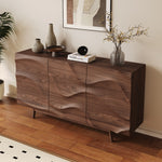 キャビネット サイドボード リビングボード 幅120cm 幅150cm 北欧 木製 おしゃれ 脚付き 本棚 シンプル 扉付き ヴィンテージ リビング収納 テレビボード テレビ台 ハイタイプ 収納 チェスト 収納棚 大型 a4 木目調