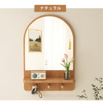 Casaconer | 組立品・鏡・壁掛け・楕円形・丸型・30・×・50・cm・おしゃれ・オーバル・鏡・ミラー・ウォールミラー・壁掛け鏡・ラウンドミラー・北欧・玄関鏡・リビング鏡・オーバル型・オーバルミラー・玄関・洗面所・洗面台・洗面・姿見・鏡・ミラー・壁・掛け