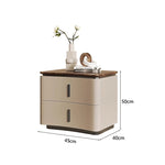 Casaconer | ナイトテーブル・ベッドサイドテーブル・40cm/45cm/50cm幅・無垢材・アーチ型収納・引き出し付き・北欧風デザイン・コンパクト設計