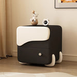 Casaconer | ナイトテーブル・ベッドサイドテーブル・40cm/45cm/50cm幅・無垢材・アーチ型収納・引き出し付き・北欧風デザイン・コンパクト設計