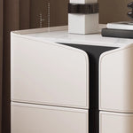 ナイトテーブル おしゃれ 引き出し ベッドサイドテーブル スリム 40cm/45cm/50cm幅 引き出し付き 北欧風デザイン コンパクト設計韓国 2段 合成革 木製 天然木 完成品 レザー調 コンパクト