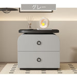サイドテーブル おしゃれ 収納 ナイトテーブル スリム 北欧 引き出し ベッドサイド ソファベッド サイドテーブル モダン 2段 寝室収納 収納ラック リビング収納 韓国風 可愛い白 ホワイト グレー サイドチェスト