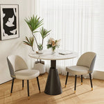 Casaconer | ダイニングテーブル・セラミック・おしゃれ・北欧・円形・幅120・2人用・4人用