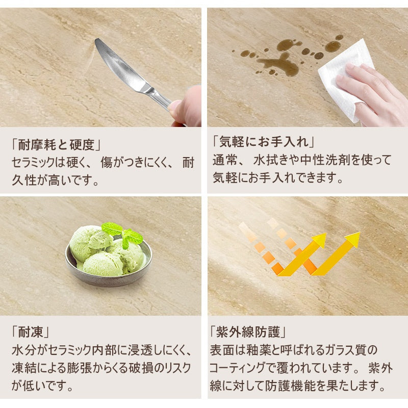 ダイニングテーブル セラミック セラミックテーブル 大理石 大理石調 テーブル 食卓 4人 ダイニング 北欧 おしゃれ