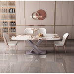 ダイニングテーブル,2人掛け,4人掛け,6人掛け,8人掛け,食卓,食事テーブル,ラグジュアリー,セラミック,上質,角丸い