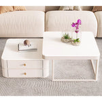 Casaconer | ネストテーブル・セラミックテーブル・リビングテーブル・収納付・幅60・幅50