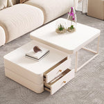 Casaconer | ネストテーブル・セラミックテーブル・リビングテーブル・収納付・幅60・幅50