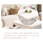 Casaconer | ネストテーブル・セラミックテーブル・リビングテーブル・収納付・幅60・幅50