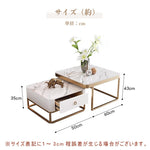 Casaconer | テーブル・セラミックテーブル・セラミック・北欧・おしゃれ・シンプル・かわいい・リビングテーブル・リビング・一人暮らし・収納付