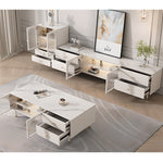 Casaconer | テレビ台・セラミック天板・姫系・かわいい・韓国・収納TVラック・テレビ・収納・食器収納