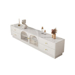 Casaconer | テレビ台・ガラス・姫系・かわいい・韓国・収納TVラック・テレビ・収納・食器収納・180