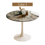 ダイニングテーブル 丸 100 テーブル セラミックテーブル セラミック天板 食事テーブル テーブル リビングテーブル 幅80 2人用 4人用 テーブル単品 セラミック 耐高温 お手入れ簡単 おしゃれ グレー ホワイト 北欧 鏡面