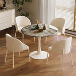 ダイニングテーブル 丸 100 テーブル セラミックテーブル セラミック天板 食事テーブル テーブル リビングテーブル 幅80 2人用 4人用 テーブル単品 セラミック 耐高温 お手入れ簡単 おしゃれ グレー ホワイト 北欧 鏡面