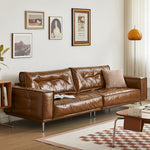 Casaconer | ソファ・レザー・おしゃれ・北欧・シンプル・ナチュラル・リビングソファ・3人掛け・2人掛け