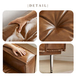 Casaconer | ソファ・レザー・おしゃれ・北欧・シンプル・ナチュラル・リビングソファ・3人掛け・2人掛け