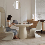 Casaconer | ダイニングテーブル・FRP素材・丸食卓・2人/4人/6人掛け・幅90cm/100cm/120cm・高さ75cm